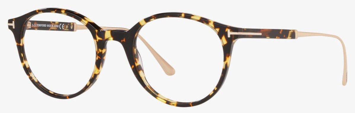 Tom Ford 5485 056 Havana Gold Eyeglasses TF5485 056 51mm | eBay