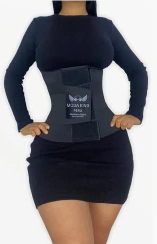 Moda King Perú Reloj de Arena-Hourglass Body Shaper Negro-XXS, XS, S, M, L, XL Foto 3 de 4