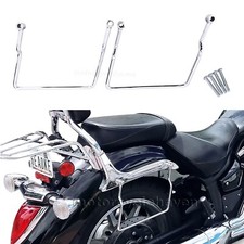 Bolsa de sillín clásica personalizada Yamaha V Star 1100 1999-up soportes barras montaje