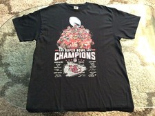 Kansas City Chiefs Super Bowl LIV Champions Black Shirt Adult XL NWOT New