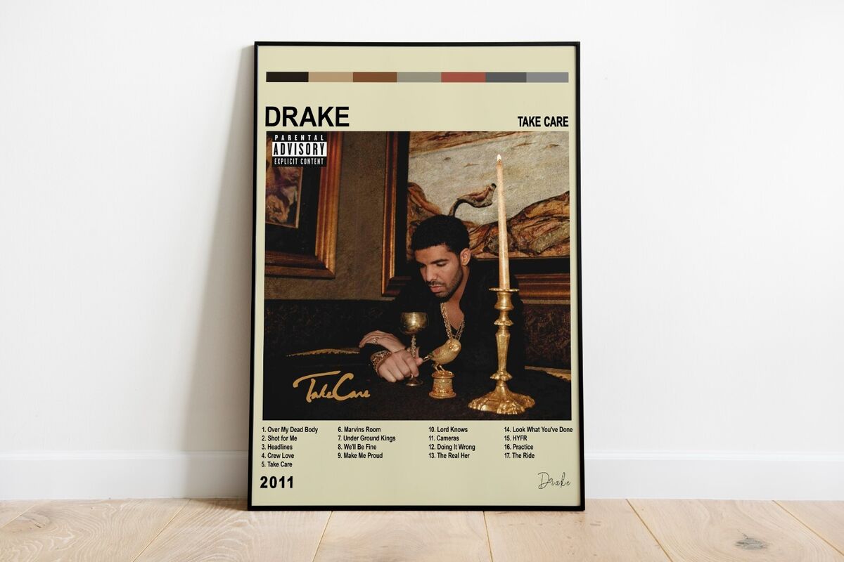 Drake Poster, Drake Wall Art, Drake Digital Poster, Drake Album