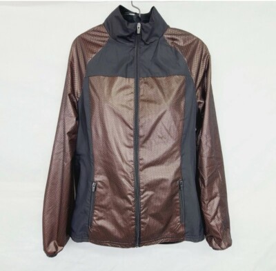 BNWT Fabletics x Demi Lovato Afina Jacket Black Rose Gold £82 Size S