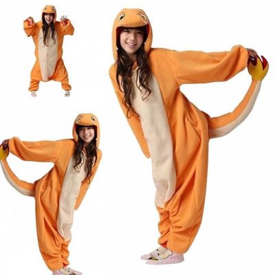 Pokemon Charmander Kigurumi Adult Animal bodysuit Cosplay