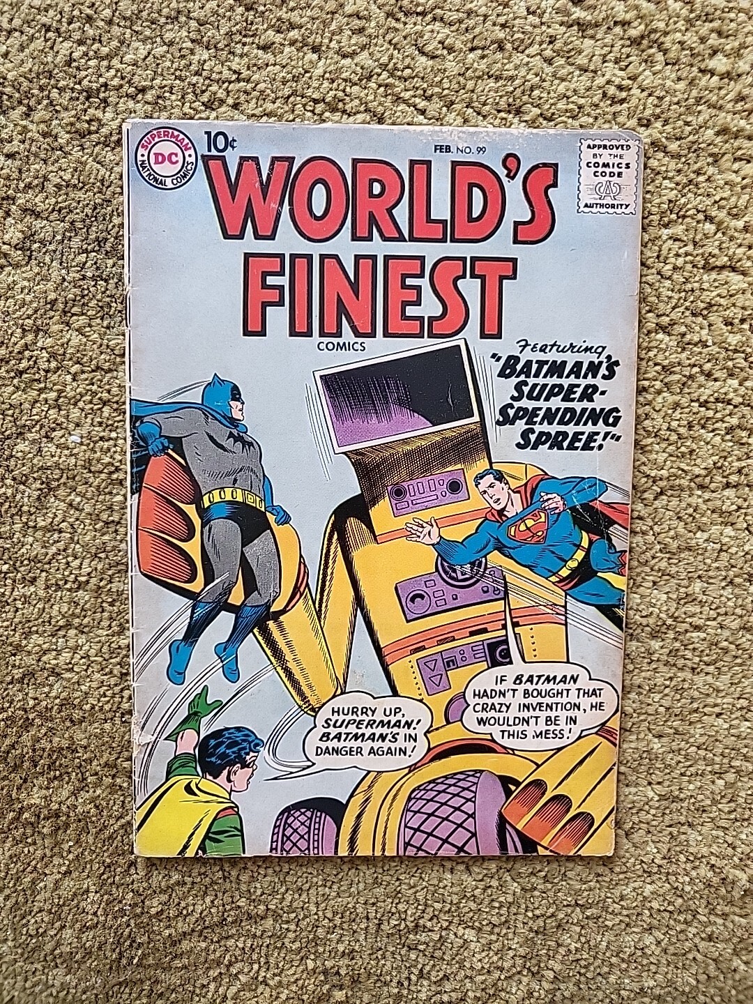 World's Finest Comics #99 (DC Comics February 1959)