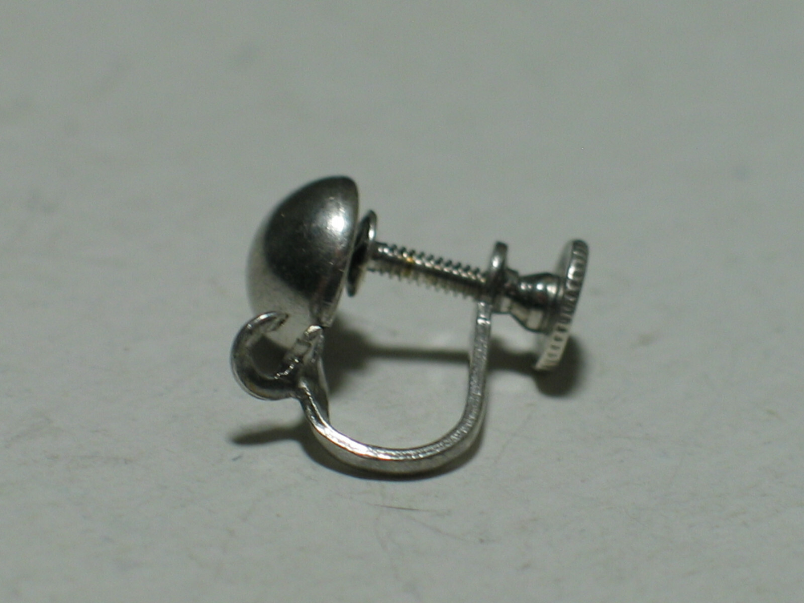 925 Solid Sterling Silver Screw Back Vice Closure… - image 2