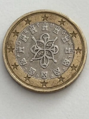TRES RARE Pièce de 1 euro « Portugal 2002 » trés recherchée car 28 stries. - Photo 1/3