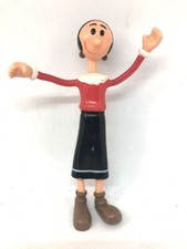 Product Image: Vintage 1993 Olive Oyl Bendy  Poseable Figure - Heroine from Popeye Cartoon 7"