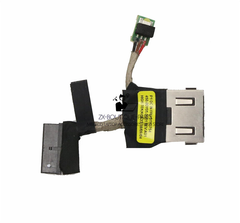 New 01YU754 DC IN Power Jack Cable For ThinkPad X1 Extreme P1 1st