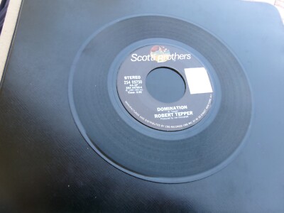 Robert Tepper- Domination/No Easy Way Out Scotti Brothers 45 RPM R3814 EX