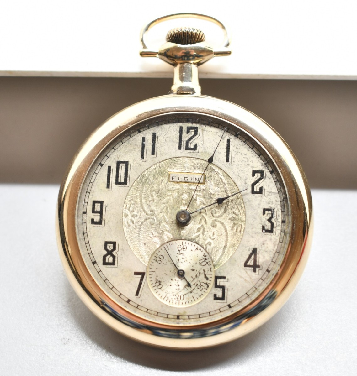 【70s】ELGIN 掛け時計 USA製 ヴィンテージ 1916 Elgin 7 Jewel Open Face Gold Filled Pocket Watch #WATCH241 | eBay
