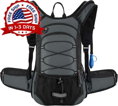 Mochila De Hidratacion Con Bolsa De Agua De Mochila 2L: Ideal Para  Exteriore US