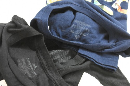Adidas Girls Lot of 3 Go To Tee Shirt Crew Neck Short Sleeve Graphic Front Sz S - Picture 5 of 8