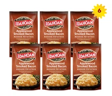 Idahoan Applewood Smoked Bacon Mashed Potatoes 4 oz x 6 packs