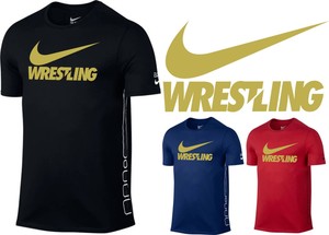 Uomo Originale T-Shirt Nike Elite ORO Wrestling Training Lotta Maglietta S-XL | eBay