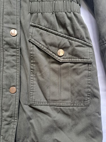 Diesel Girls Down Parka Winter Jacket Size 7/8 - Picture 6 of 15