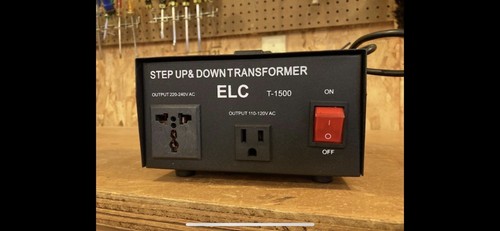 ELC T-1500 Voltage Conversion Step Up & Down Transformer - Picture 2 of 3