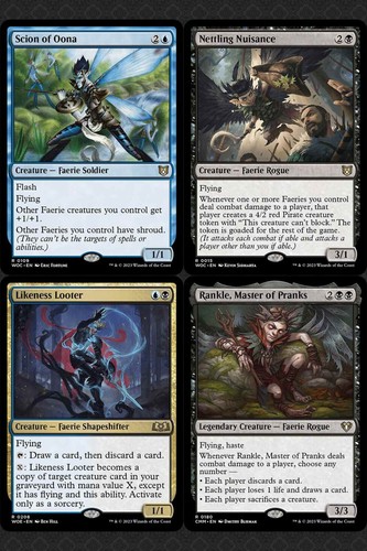 Talion, the Kindly Lord FAERIE Commander Deck Magic Cards MTG Ready-to-Play Alt - Picture 4 of 12