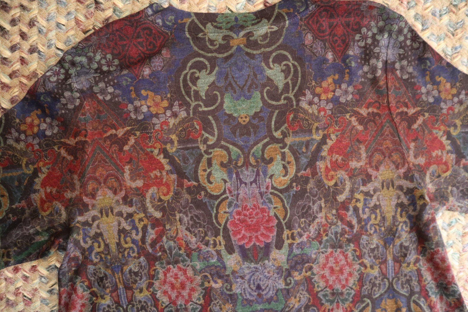 Multicolored Floral Pattern SOFT SURROUNDINGS Sco… - image 5