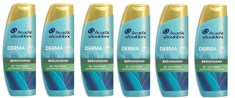 Head & Shoulders DERMAXPRO Beruhigend Anti-Schuppen Shampoo (6 x 225ml)