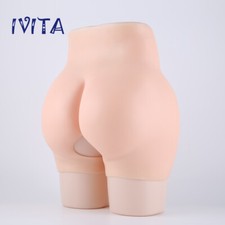 Transgender Silicone Open Crotch Buttocks And Hips Enhancer Pants CD Butt Lifter