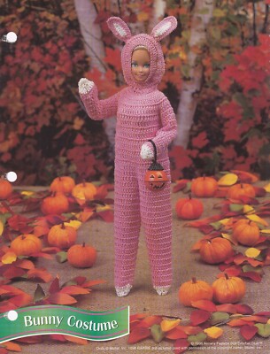 Crochet Pattern BUNNY COSTUME for Fashion Doll