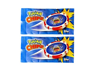 Lot of (2) 2006 Topps Pokémon Chipz Factory Sealed Booster Packs