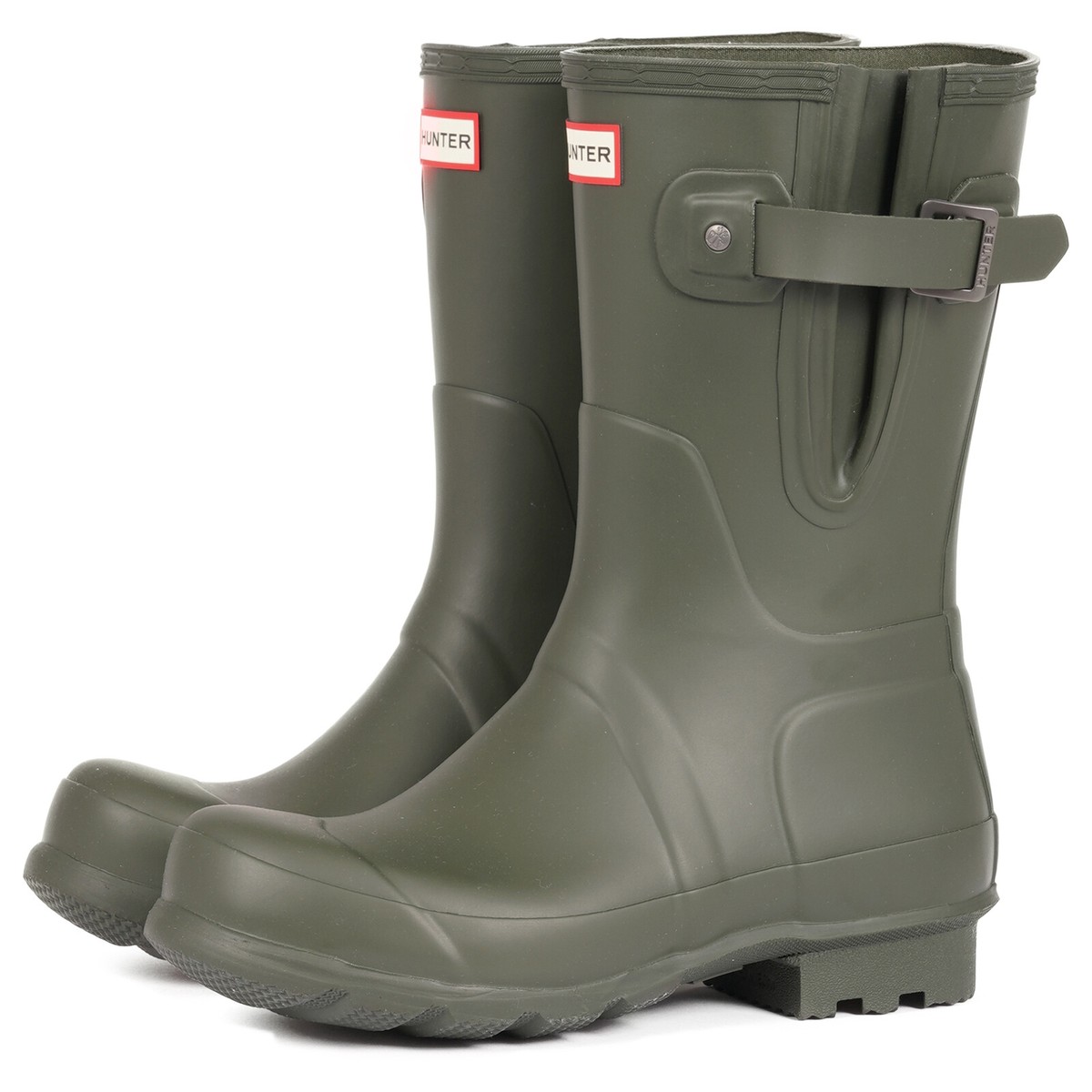 Hunter Mens Boots Original Side Adjustable Short Casual