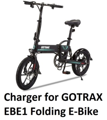  powr supply  battery Charger for GOTRAX EBE1 16'' Folding electric bike