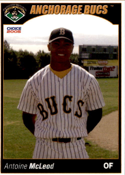 希少　バーチャロンフォースライセンスカード　16枚 2005 Anchorage Bucs Choice #16 Antoine McLeod Anchorage