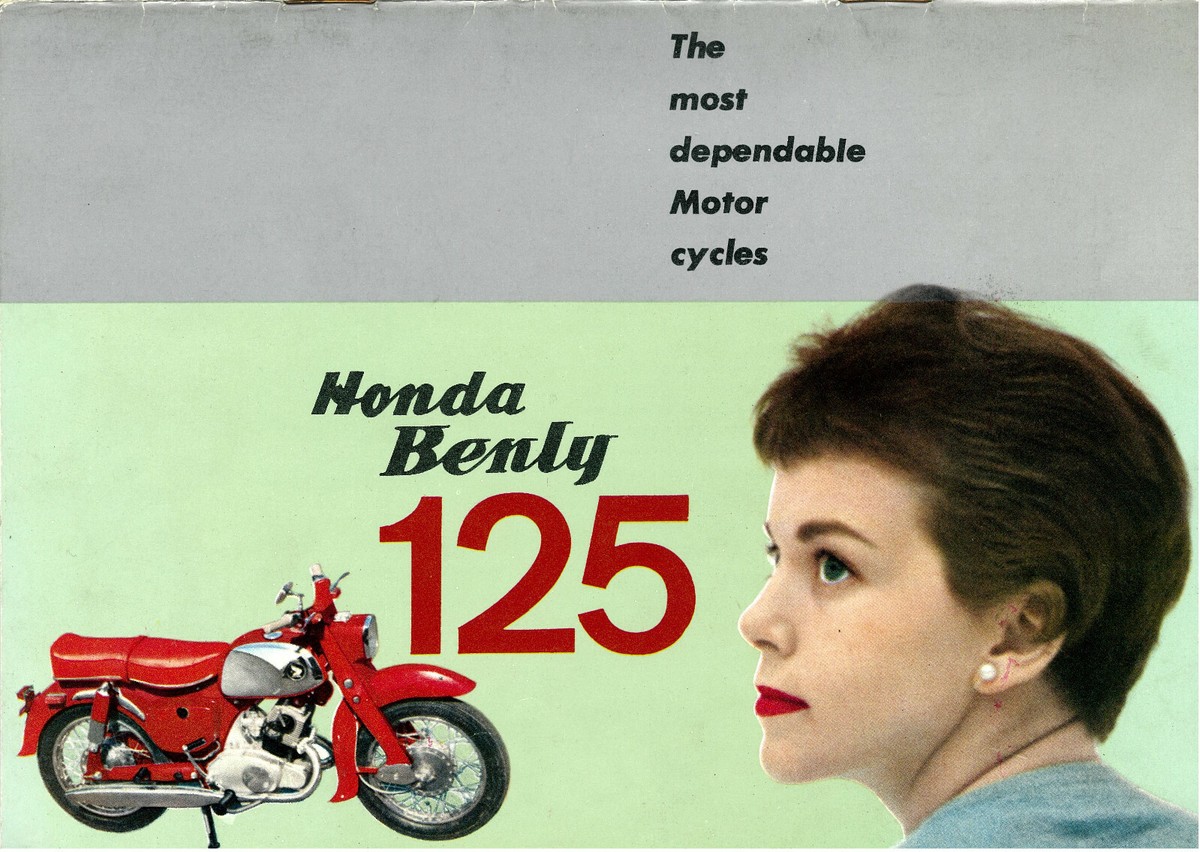 HONDA Brochure C92 CA92 CB92 Benly 1959 1960 1961 1962 1963 1964