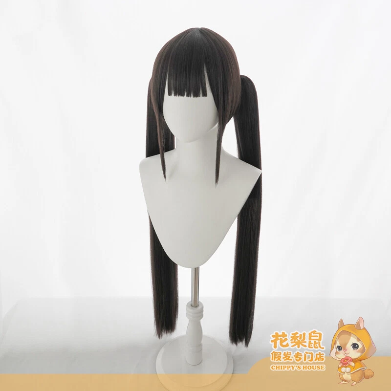 Peluca larga de fiesta de pelo liso racimos cosplay de anime Azur Lane Foto 3 de 4