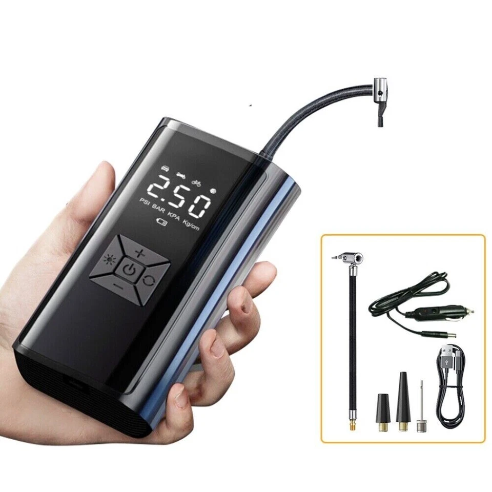 Portable Digital Air Compressor 160PSI Electric Auto Pump Tire Inflator - Image 2 of 4