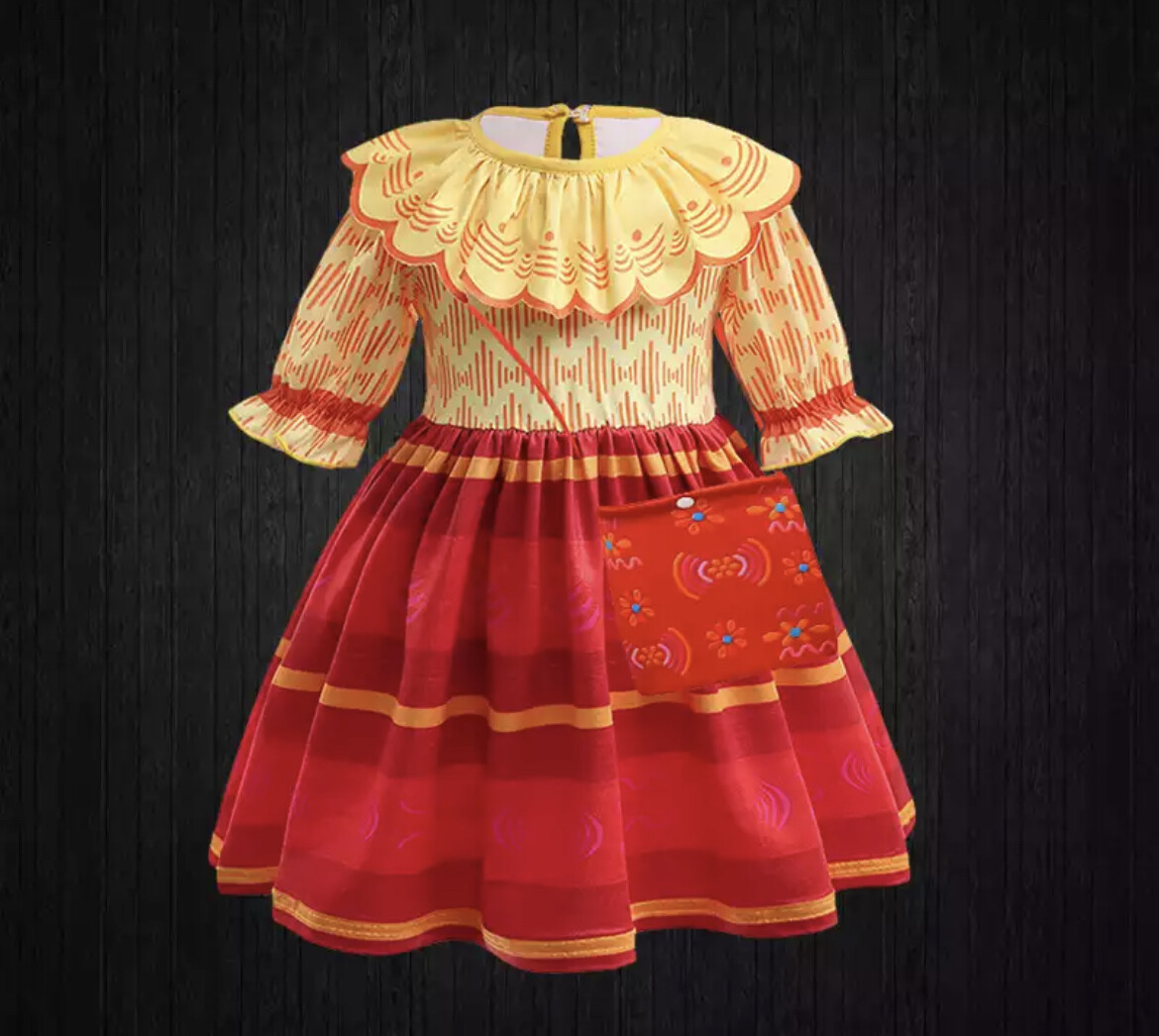 encanto birthday dress Girl Dress Birthday Ball GownIsabela Mirabel Dolores Luisa Encanto Costume