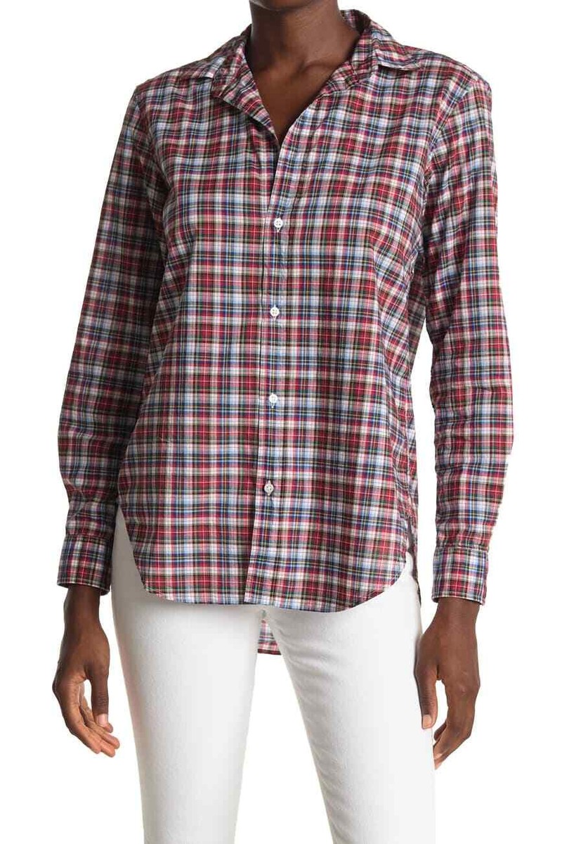 Frank & Eileen Button Down Shirt Size XXS Frank Plaid Woven
