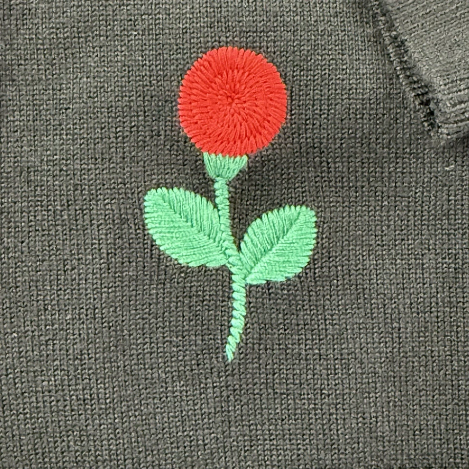 NEW Voodoo Vixen Retro Vintage inspired Cherries Embroidered Cardigan Sweater - Image 4 of 4