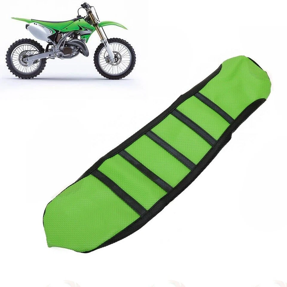 Gripper Soft Seat Cover Motorcycle Durable Ribbed Fit For Kawasaki KX250 99-02 - Image 4 of 4