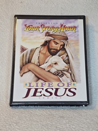 Your Story Hour Life of Jesus Series 13 Audio Cassettes Complete Set w/ Case - Foto 1 di 12