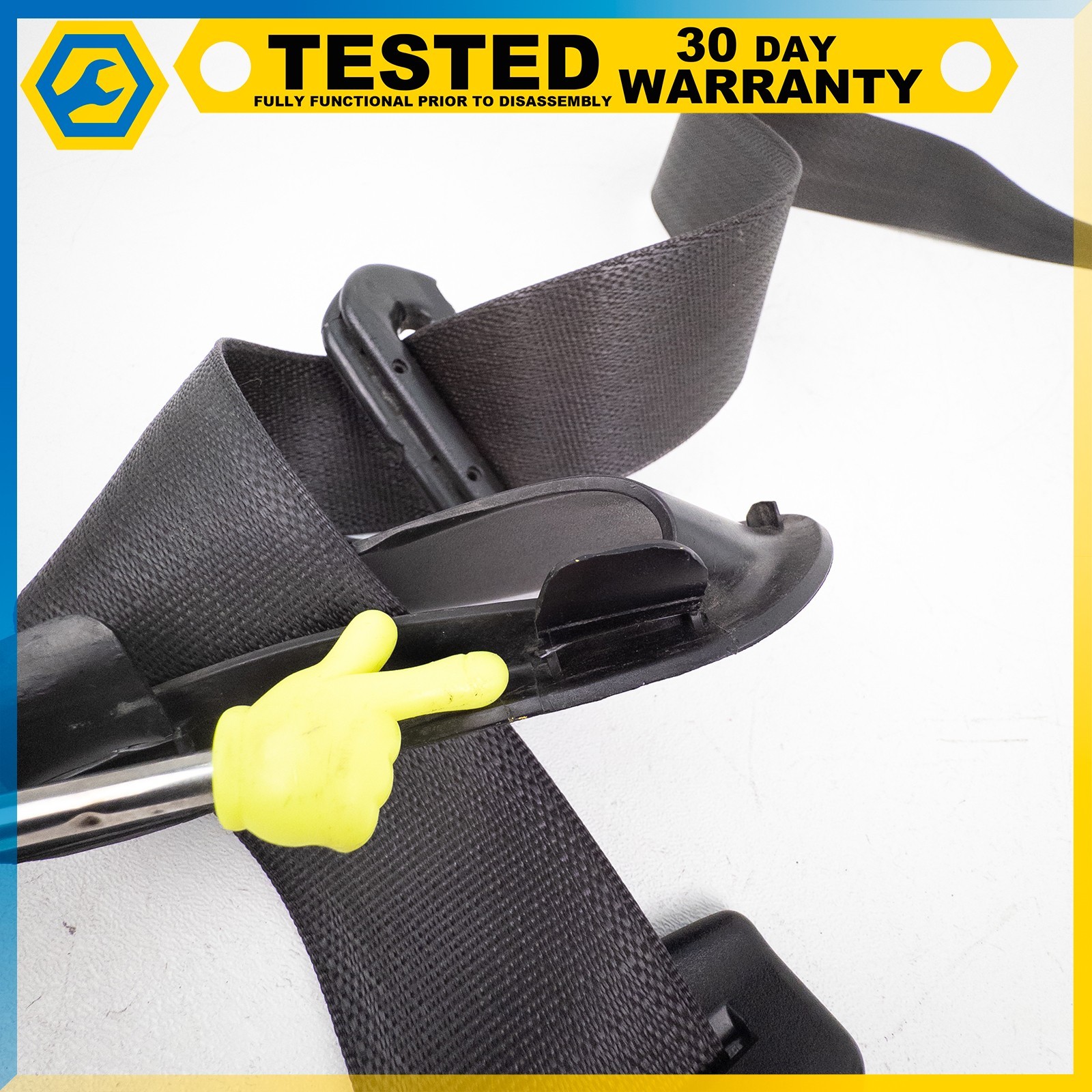 05-13 CHEVROLET CORVETTE C6 FRONT RIGHT PASSENGER SIDE SEAT BELT RETRACTOR OEM