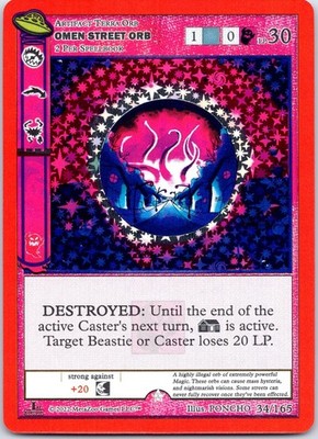 Omen Street Orb - 034/165 - Holo - LP - UFO First Edition Spoiler Pack