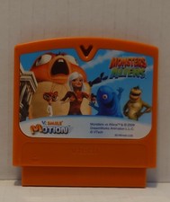VTech Vmotion VSmile learning system Monsters vs Aliens game works well