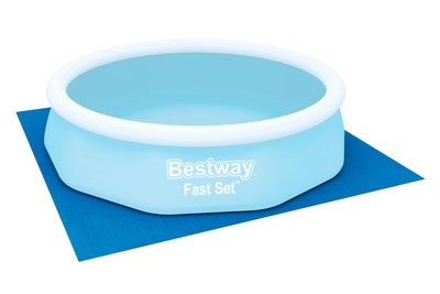 Floor Protector For Above-Ground Swimming Pools Bestway 335 X 335 C... NEU