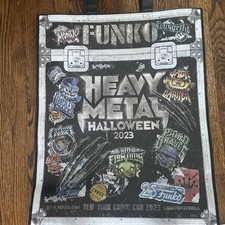 NYCC 2023 Heavy Metal Halloween Funko Booth Bag & 25 Years of Fun Pin