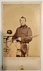 Original Civil War–era CDV photograph of Union infantry soldier, c. 1862–1865