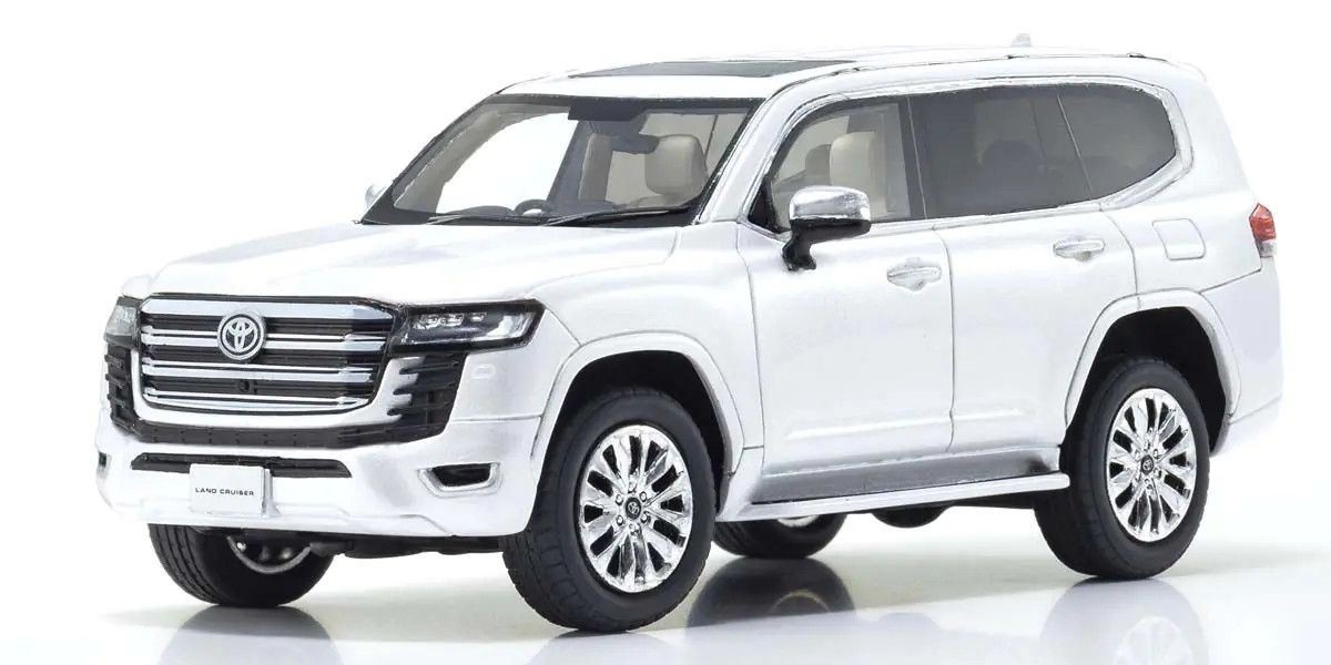 KYOSHO ORIGINAL 1/43scale Toyota Land Cruiser ZX (White) KSR43119W
