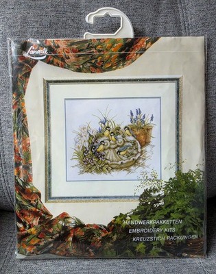 Lanarte Gezähltes Kreuzstich-Set VOGELTRÄNKE 34229 Neu