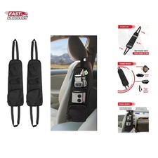 2PCS Car Seat Storage Hanging Bag, Multi-Pocket Seat Side Organizer, Multifun...