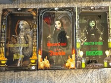 NEW Monster High x Universal Monsters Skullector Lot of 3 - Dracula, Mummy, Fran