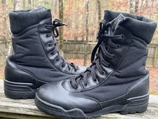 Magnum Hi-tec Tactical Boot Size 8.5 Police EMS Lightweight Leather/canvas Black