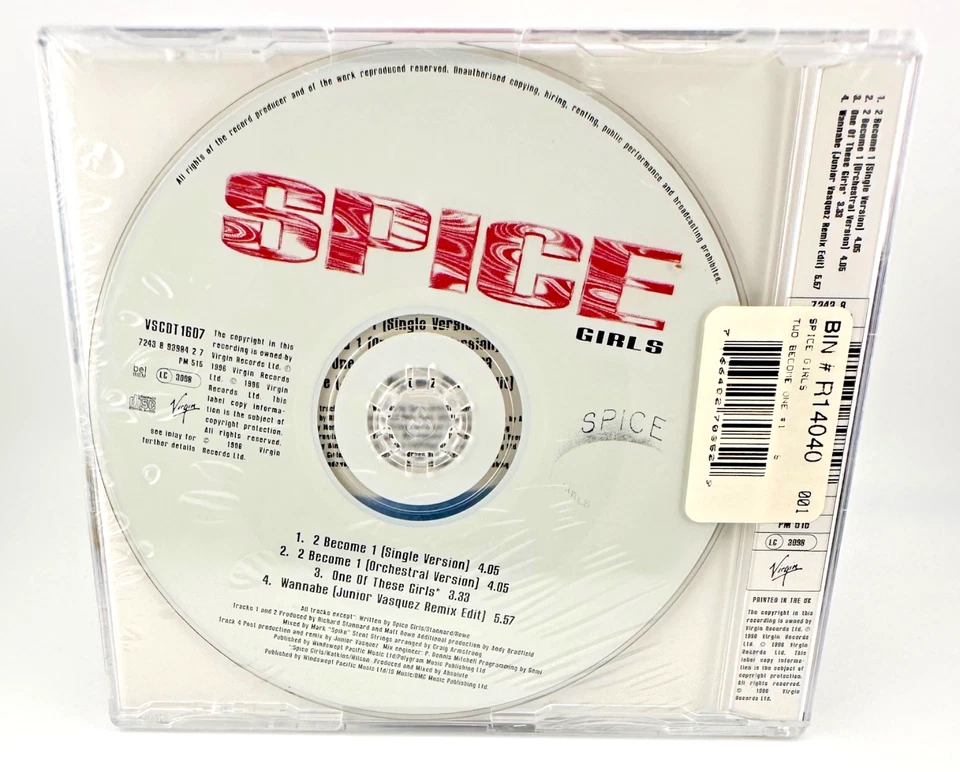Spice Girls - 2 Become 1 [ NEW CD Maxi-Single, 1996 ] * SEALED * - Image 2 of 4