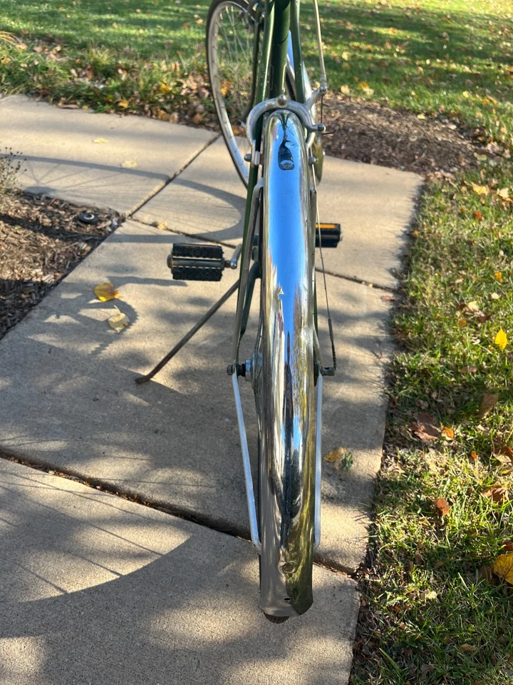 Bicicleta Green Schwinn Speedster 1973 3 velocidades 54"" ruedas 26" Foto 3 de 4